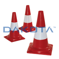 Cono Segnaletico Stradale Bicolore h. 330