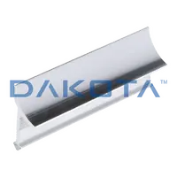 Profilo Alluminio Angolare Interno Lucido dimensioni h 10,0 x 2.500 confezione da 50 m