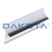 Profilo Alluminio Angolare Interno Satinato dimensioni h 10,0 x 2.500 confezione da 50 m