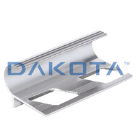 Profilo Alluminio Paragradino Satinato dimensioni h 11,0 x 2.700 confezione da 54 m