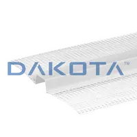 Profilo per Scanalature in PVC con rete 10 x 10 misura 23/30/23 x 2.500 50 m