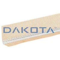 Angolare in PVC Plus Rete Arancio misura 80 x 120 x 2.500 125 m