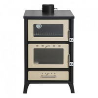 Stufa A Legna Con Forno Marika Beige 22 Kw L50,5xp58,5xh91,5