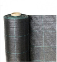 Telo per Pacciamatura  Nero Quadrettato Tessuto Polipropilene Antistrappo - mt 37 x 2,10 H