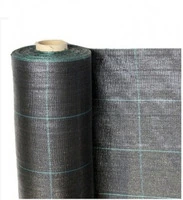 Telo per Pacciamatura  Nero Quadrettato Tessuto Polipropilene Antistrappo - mt 45 x 2,10 H