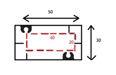 Piantana Completa in Ferro con Copertura in Alluminio H 105 cm per Pannello Riempitivo - 2