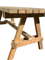 Tavolo Italfrom Pic-Nic in Legno di Pino impregnato 200x90x85H cm - 2