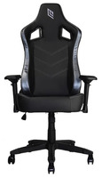 Sedia Ufficio/Gaming NOUA LOU L7 in Pelle Black/Silver con Braccioli 4D e Schienale Inclinabile - 3
