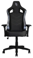 Sedia Ufficio/Gaming NOUA LOU L7 in Pelle Black/Silver con Braccioli 4D e Schienale Inclinabile - 3