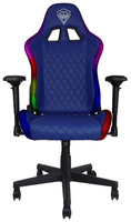 Sedia Ufficio/Gaming NOUA MAO M9 Blu RGB Rainbow con Braccioli 4D e Schienale Reclinabile - 3