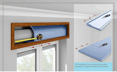 Kit isolamento cassonetto tapparelle avvolgibili Pannelli in EPS Bianco Polistirene Espanso Isolante - 4