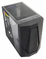 Case NOUA Fobia L5 Micro-Tower Black con Pannello Laterale in Vetro Temperato - 2