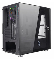 Case NOUA Fobia L5 Micro-Tower Black con Pannello Laterale in Vetro Temperato - 3