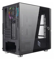 Case NOUA Fobia L5 Micro-Tower Black con Pannello Laterale in Vetro Temperato - 3