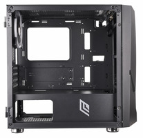 Case NOUA Fobia L5 Micro-Tower Black con Pannello Laterale in Vetro Temperato - 4
