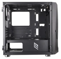 Case NOUA Fobia L5 Micro-Tower Black con Pannello Laterale in Vetro Temperato - 4