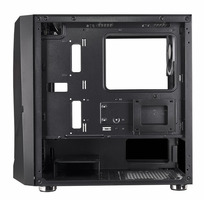 Case NOUA Fobia L5 Micro-Tower Black con Pannello Laterale in Vetro Temperato - 5