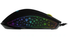 Mouse Gaming Ottico USB NOUA NEON R Illumazione RGB con 6 Tasti 4800DPI Regolabili - 3