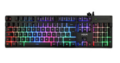 Tastiera Gaming NOUA SHIELD RGB Membranical 105 Tasti Layout IT