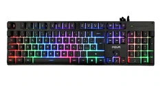 Tastiera Gaming NOUA SHIELD RGB Membranical 105 Tasti Layout IT