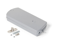 Emuca Microwinch Meccanismo a porta incernierata, 6 kg, Acciaio e Tecnoplastica, Grigia