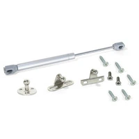 Emuca Lotto di 10 braccetti per porte elevabili H, 8 kg, corsa 100 mm, con agganci, Acciaio e Tecnop - 2