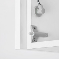 Emuca Lotto di 10 pistoni ammortizzatori per porta a battente Minidamp 2, Chiusura soft, Tecnoplasti - 2