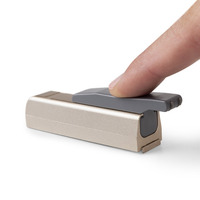 Emuca Lotto di 10 braccetti per porte a battente Mildy, chiusura soft, Tecnoplastica, Nichelato opac - 3