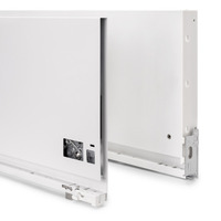 Emuca Cassetto esterno Vertex 60kg, altezza 242mm, profondità 450mm, Acciaio, Verniciato bianco - 3