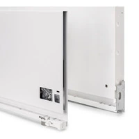 Emuca Cassetto esterno Vertex 60kg, altezza 242mm, profondità 450mm, Acciaio, Verniciato bianco - 3