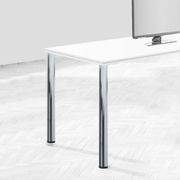 Emuca Lotto di 4 gambe per tavolo, diametro 60mm, H 710mm, Acciaio, Nichel satinado - 11