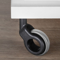 Emuca Lotto di 4 ruote Hole 2 con piastra di montaggio, diametro 60 mm, Acciaio e plastica, Tecnopla - 3