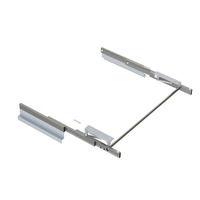 Emuca Guide per tavolo allungabile e sollevabile Oplà Folding+39 M120, Alluminio, Champagne anodizza