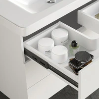 Emuca Lotto di 5 set guide per cassetti, a sfera, altezza 45 mm, profondità 450 mm, estrazione total - 4