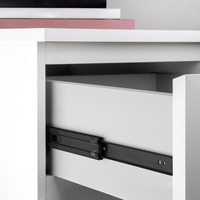 Emuca Lotto di 5 set guide per cassetti, a sfera, altezza 45 mm, profondità 500 mm, estrazione total - 3