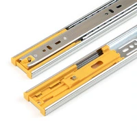 Emuca Lotto di 5 set guide per cassetti, a sfera, altezza 45 mm, profondità 350 mm, estrazione total - 4
