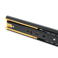 Emuca Lotto di 5 set guide per cassetti, a sfera, altezza 45 mm, profondità 500 mm, estraibili, chiu - 6