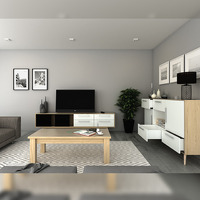 Emuca Cassetto esterno Concept 30kg, altezza 105mm, profondità 500mm, Acciaio, Verniciato bianco - 3