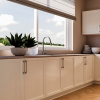 Emuca Lotto di 5 maniglie per mobili Paiporta, L192mm, interasse 160mm, Zama, Nichel satinado - 6