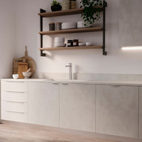 Emuca Lotto di 10 maniglie per mobili Picanya, L104mm, interasse 64mm, Alluminio, Anodizzato opaco - 10