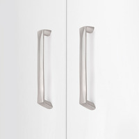 Emuca Lotto di 10 maniglie per mobili Canton, L174mm, interasse 160mm, Zama, Nichel satinato - 4