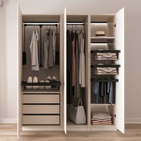 Emuca Appendiabiti per armadio Hang, larghezza regolabile 600-830 mm, Acciaio e Tecnoplastica, Verni - 3