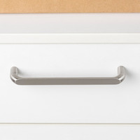 Emuca Lotto di 20 maniglie per mobili Zagreb, L236mm, interasse 224mm, Zama, Nichel satinato - 2