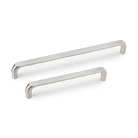 Emuca Lotto di 20 maniglie per mobili Zagreb, L236mm, interasse 224mm, Zama, Nichel satinato - 7