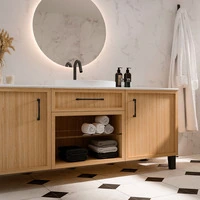 Emuca Lotto di 20 maniglie per mobili Suez, L184mm, interasse 160mm, Alluminio, Verniciato nero - 9