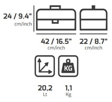 4 Pz- Cassetta Porta Attrezzi PLANO Contractor 451 - 2