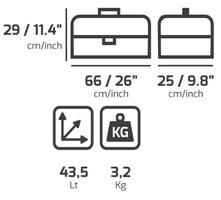 2 Pz- Cassetta Porta Attrezzi PLANO Contractor 681 - 2