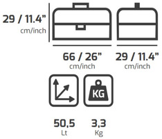 2 Pz- Cassetta Porta Attrezzi PLANO Contractor 682 - 2