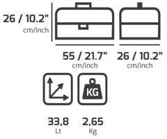 2 Pz- Cassetta Porta Attrezzi PLANO Contractor 711 - 2