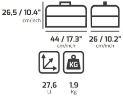 4 Pz- Cassetta Porta Attrezzi PLANO Design 911 - 2